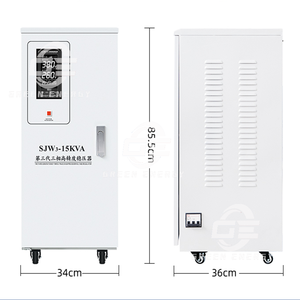 Cao-điện hoàn toàn tự động 100kva 380V ba-giai đoạn SVC công nghiệp <span class=keywords><strong>AVR</strong></span> điều chỉnh điện áp với LED hiển thị - Product Image 4