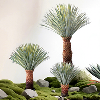 Arbre d'ananas artificiel en plastique, végétation artificielle réaliste, écologique, plante en pot d'intérieur, 90-180 cm, pour la maison, l'hôtel, le centre commercial