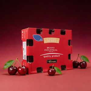 Caja <span class=keywords><strong>de</strong></span> Cartón Corrugado Impresa Personalizada <span class=keywords><strong>para</strong></span> Empaque <span class=keywords><strong>de</strong></span> Frutas, <span class=keywords><strong>Cajas</strong></span> <span class=keywords><strong>de</strong></span> Envío <span class=keywords><strong>para</strong></span> Cerezas Frescas, Kiwi, Arándanos y Maíz - Product Image 1