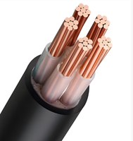 Kupfer-Stromkabel PVC-Isoliert 5-adrig 70mm 0,6 KV YJV Modell für Gebäude