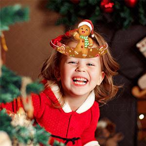 Nouveau chapeau en papier du <span class=keywords><strong>père</strong></span> <span class=keywords><strong>Noël</strong></span> du festival de <span class=keywords><strong>Noël</strong></span> pour les décorations de fête et les accessoires d'habillage - Product Image 3