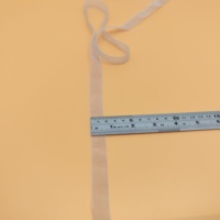 Bande de couture en nylon satiné double face à haute élasticité HH4K RA031-16, 16 mm, sangle élastique pour soutien-gorge, accessoires de fabrication de soutien-gorge