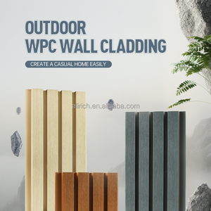 Linguetta e scanalatura bassa manutenzione Wpc pannelli di parete acustica esterno decorazione dell'edificio per progetti di ristrutturazione casa - Product Image 6