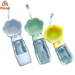 Petop - Tazón de Agua Portátil <span class=keywords><strong>para</strong></span> <span class=keywords><strong>Perros</strong></span>, con Almacenamiento de Agua Incorporado, a Prueba de Fugas, Plegable, de Silicona, <span class=keywords><strong>para</strong></span> Viajes y Paseos - Product Image 1