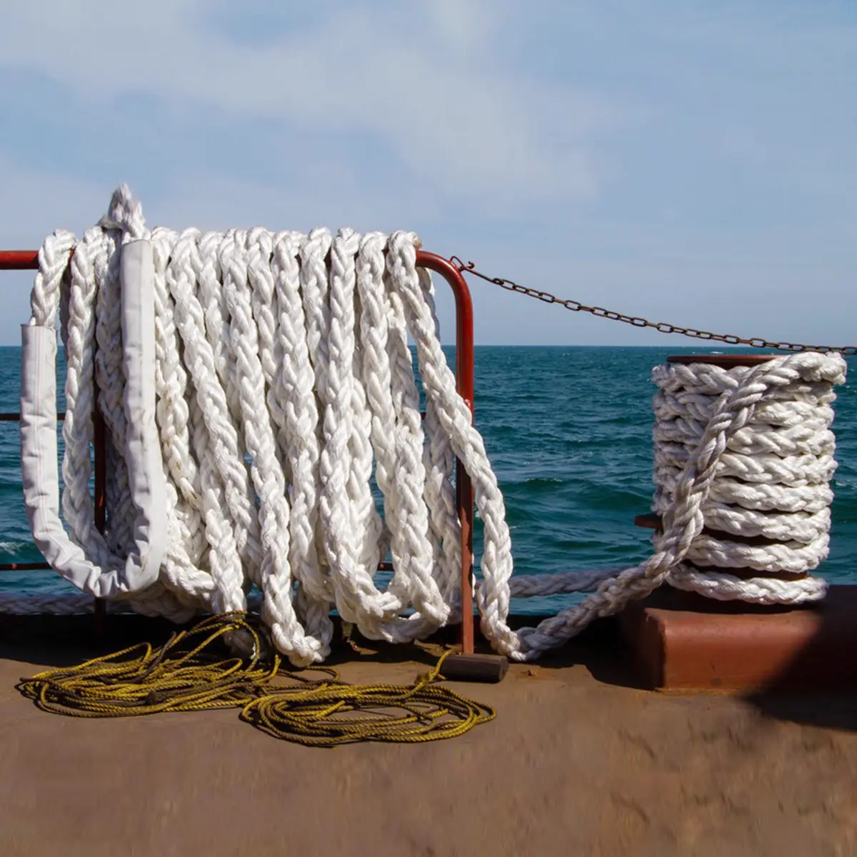 Corda per barche spessa in corda di nylon a 8 fili di alta qualità per ormeggio