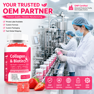 Vente en gros de gommes végétaliennes à marque privée, 60 unités, collagène, biotine, kératine, beauté, nutrition, <span class=keywords><strong>cheveux</strong></span>, peau, <span class=keywords><strong>ongles</strong></span>, soutien articulaire, OEM ODM - Product Image 5