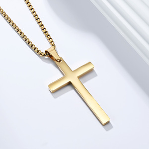 สร้อยคอจี้รูปกางเขนสแตนเลสสำหรับทุกเพศทุกวัย รุ่น K-PT212 - Product Image 4