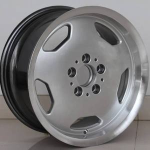 Cerchi in Lega Forgiati Classici Old School Argento per <span class=keywords><strong>Auto</strong></span>, Upgrade 17" 18" 19", Nuovi, Design a Cinque Razze, ET 35mm, Altezza Elevata - Product Image 1