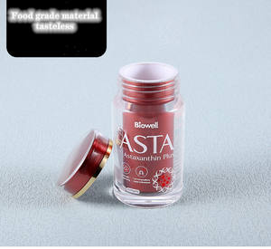 Özel 100ml yeni stil plastik sağlık ürünleri şişe PS vücut <span class=keywords><strong>PP</strong></span> iç konteyner için hapları kapsül gıda sınıfı yeşil Materia - Product Image 5