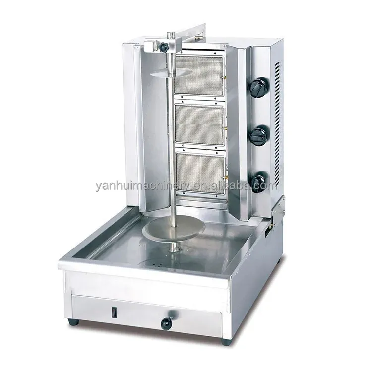 Máquina de robô shawarma comercial, equipamento para fumo de carne/para uso comercial