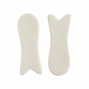 เครื่องนวดหน้ารูปปลาทำจากหยกแผ่นขูดเส้นเมอริเดียนแบบสากลสำหรับทั้งร่างกาย - Product Image 4