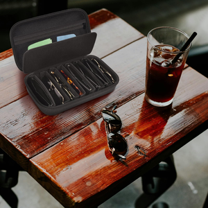 Étui de rangement pour lunettes de soleil de voyage pour 8 paires de lunettes polarisées, boîte de rangement pour commodes multi-styles - Product Image 5