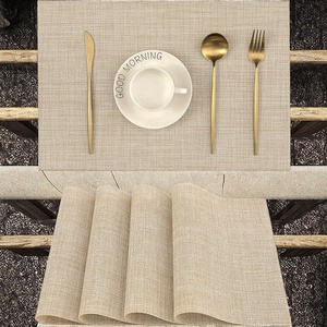 2025 <span class=keywords><strong>tovagliette</strong></span> in stile retrò europeo americano di vendita calda realizzate in materiale PVC, <span class=keywords><strong>tovagliette</strong></span> antiscivolo e lavabili resistenti al calore - Product Image 2