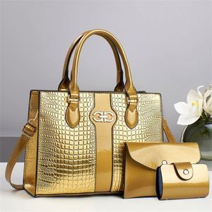 Conjunto de Bolsos de Mano de PU de Lujo 3 en 1 para Mujer - Product Image 2