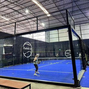 Pista de Pádel Panorámica de Alta Calidad APEX para Campos de Pádel Interiores y Exteriores con Doble Recubrimiento en Polvo Mezcla de <span class=keywords><strong>Zinc</strong></span> - Product Image 2