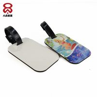 Étiquettes de bagages personnalisées, accessoires de décoration de voyage, Sublimation MDF vierge