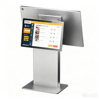 Panel PC Android de 15.6 Pulgadas, RK3566 Quad Core, Pantalla Táctil Totalmente Cerrada, Monitor Delgado de Aleación de Aluminio, Pantalla Inteligente para Kiosco Minorista