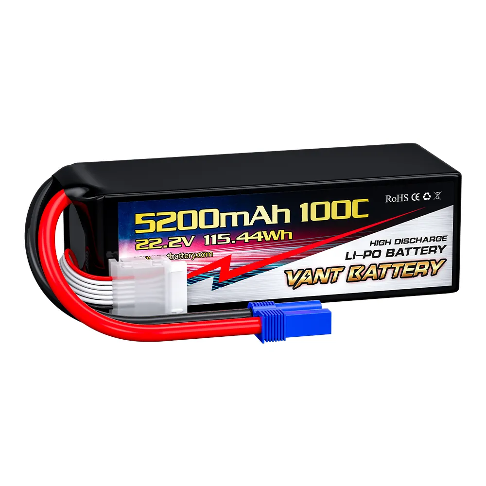 6S uavドローンバッテリー5200mah lipo 6s 22.2V 100C 4S/6S RC Lipoバッテリーfordrone Airplane RC Quadcopter Helicopter Car Truck