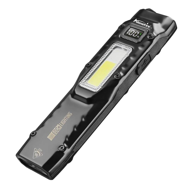 Multi-Purpose Tactical EDC USB Rechargeable ABS Waterproof LED 800 Lumens Work Light Diving Outdoor Camping Hunting Fishing