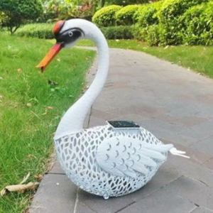 LED cỏ đèn IP65 không thấm nước năng lượng mặt trời thiên nga cảnh quan chiếu sáng trang trí phim hoạt hình sáng ngỗng tượng đèn sân vườn - Product Image 2