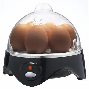 OEM Factory 2 Layer Double Tier Rapid Cooking Steam Egg Poacher 7 Slots Electric Egg Cooker With Steamer Rack