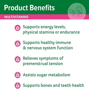Cápsulas de Complejo Vitamínico y Mineral para la Salud Femenina de Marca Privada de Alta Calidad, Refuerzo Inmunológico y Ayuda al Metabolismo del Azúcar - Product Image 3