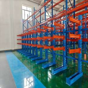 100kg/500kg Charge simple/double face Vertical en acier Cantilever Rack Heavy Duty Rayonnage Bras de rayonnage pour le stockage du tambour de câble - Product Image 2