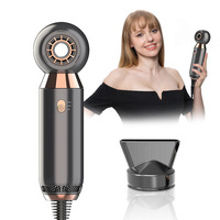 Resuxi BSMC-801 sèche-cheveux ionique professionnel sèche-cheveux à séchage rapide léger à faible bruit sans feuilles avec diffuseur