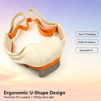 Masseur sans fil pour le cou et le dos, châle de massage portable avec thérapie thermique, 3 modes, télécommande sans fil, physiothérapie infrarouge, autonomie de 90 minutes
