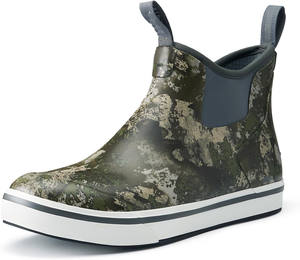 Bottes <span class=keywords><strong>de</strong></span> pêche à la cheville pour hommes - Imperméables, bottes <span class=keywords><strong>de</strong></span> pluie en caoutchouc néoprène pour la <span class=keywords><strong>chasse</strong></span>, la navigation <span class=keywords><strong>de</strong></span> plaisance, le jardinage - Product Image 3