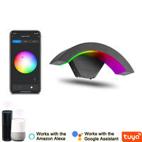 Applique murale LED d'intérieur minimalisme moderne Maison Escalier Couloirs Jardin IP65 Extérieur Étanche Tuya Smart WiFi RGB Applique murale
