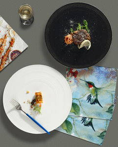 Tovaglioli di <span class=keywords><strong>carta</strong></span> <span class=keywords><strong>per</strong></span> <span class=keywords><strong>Decoupage</strong></span> stampati a 2 strati con Logo pasta di legno vergine stampata in <span class=keywords><strong>carta</strong></span> morbida <span class=keywords><strong>per</strong></span> sacchetti di <span class=keywords><strong>carta</strong></span> tovaglioli da cena - Product Image 5