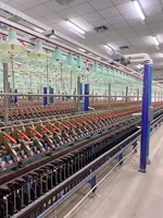 YUNANG Bobine textile haute vitesse en acier inoxydable avec embout en aluminium certifiée ISO9001 Longueur 38 cm pour machines à filer