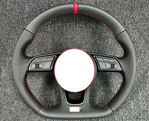 Volante Deportivo de Fibra de Carbono Forjado con Calefacción y Vibración para <span class=keywords><strong>Audi</strong></span> <span class=keywords><strong>A3</strong></span> A4 A4L S4 RS4 A5 S5 RS5 A6L A7 Q3 Q5 Q5L Q7 - Product Image 5