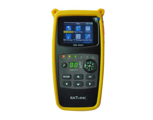 New Original satlink WS-6933 DVB-S & DVB-S2 2.1Inch LCD Display Digital Satellite Finder Meter WS-6933