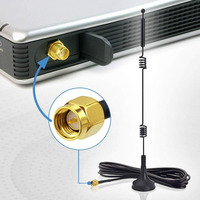 Antenne WiFi en caoutchouc en forme de canard, haute performance, gain de 3dBi à 12dBi, vente en gros directe d'usine