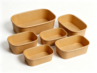 Bol à salade jetable en papier kraft grande capacité 1300 ml Chine