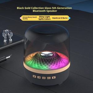 BT <b>Speaker</b>, Home Wireless Glass RGB Lighting, Portable Desktop, Small Subwoofer <b>Speaker</b> - Product Image 3