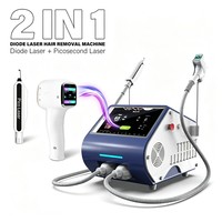 Perfectlaser - Appareil d'épilation au laser diode professionnel à trois longueurs d'onde, embout facial de 8 mm, 100 millions de tirages, 2 en 1