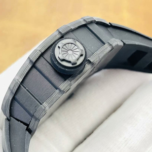 Montre automatique pour homme, best-seller, 1201, en fibre de carbone forgée, creuse, mécanique, avec éclairage nocturne, étanche, pour affaires et loisirs - Product Image 5