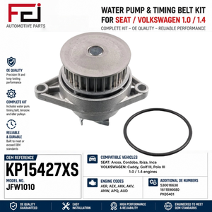 Kit de Correa de Distribución FEI con Bomba de Agua KP15427XS para Vw 1.4 Seat 1.4, Kit de Correa de Distribución Directo de Fábrica, Accesorios para <span class=keywords><strong>Auto</strong></span> de Alta Calidad - Product Image 3
