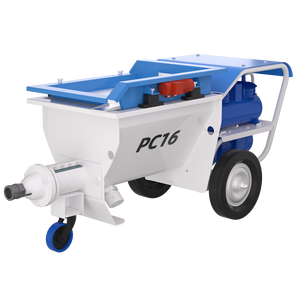 Máquinas pulverizadoras de pintura de alta eficiencia con gran capacidad de tolva, dispositivos de pulverización de mortero con bomba central, pulverizador de pintura giratorio de alta eficiencia - Product Image 6