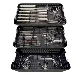 PENTAX Kit d'instruments orthopédiques manuels de haute qualité pour la colonne vertébrale cervicale et lombaire, ensemble d'instruments de chirurgie spinale de base en acier inoxydable CE ISO - Product Image 1