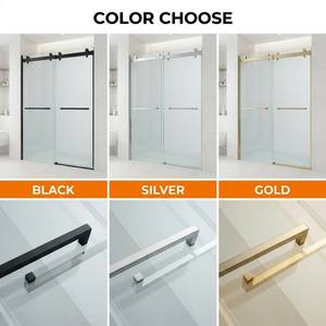 <span class=keywords><strong>Puerta</strong></span> de <span class=keywords><strong>Ducha</strong></span> <span class=keywords><strong>Corredera</strong></span> Doble de Alta Calidad <span class=keywords><strong>para</strong></span> Apartamento, con Cierre Suave, <span class=keywords><strong>para</strong></span> Baño u Hotel, sin Marco - Product Image 5