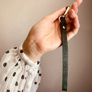 맞춤형 랜야드 손목 스트랩 키체인 긴 가죽 손목 맞춤 가방 스트랩 - Product Image 5