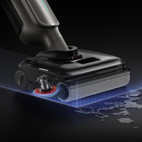 Aspirateur sans fil 4 Max Wet Dry Anti Tangle Self Home Cleaner 23000Pa Force d'aspiration puissante Machine à laver les sols E302