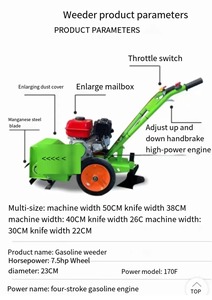 Desbrozadora Comercial de Gasolina con Motor de <span class=keywords><strong>2</strong></span> Ruedas Autopropulsada para Uso en Jardinería - Product Image 5