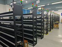 Étagères électroniques à code QR, vente directe d'usine, étagères intelligentes, étagères d'entrepôt intelligentes