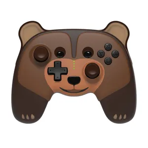 NEW DESIGN Wireless Cute Animal For Nintendo Switch Brown Gamepad For NS Joy-Con For Nitend Switch Joystick Controller