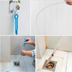 Paquete de 6 herramientas de limpiador de drenaje profesional, juego de serpiente de drenaje de émbolo de inodoro con gancho giratorio para zuecos de pelo, fregadero, ducha, bañera - Product Image 5